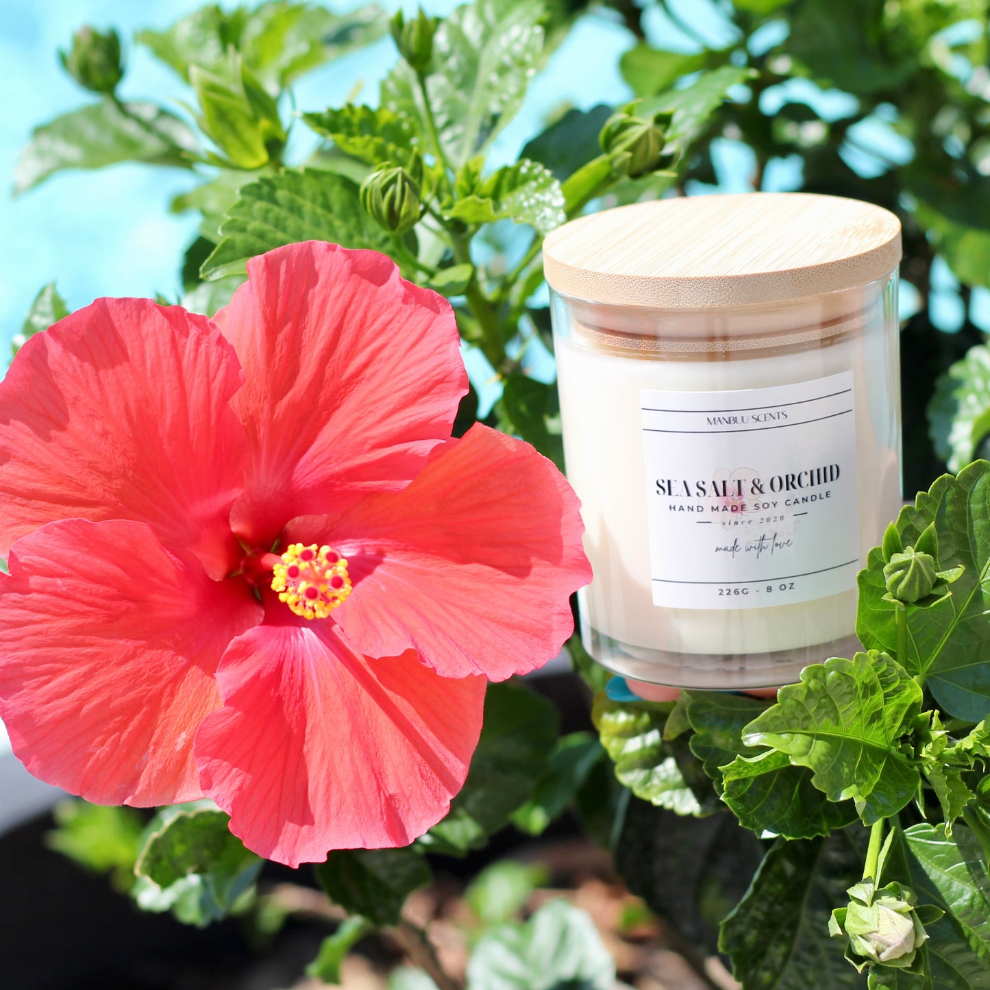 Sea Salt & Orchid 8oz Candle