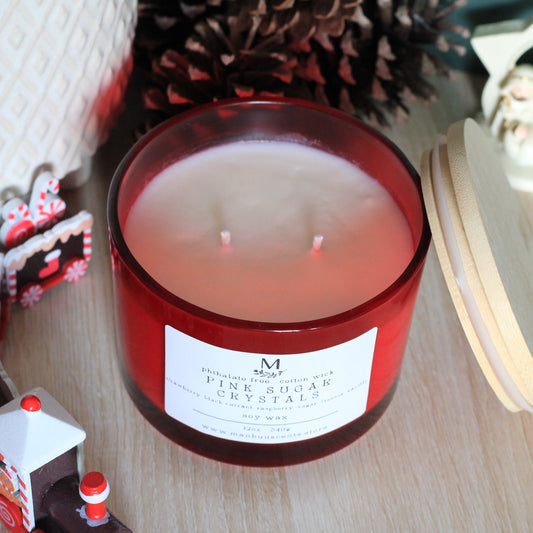 Pink Sugar Crystals 12oz Candle